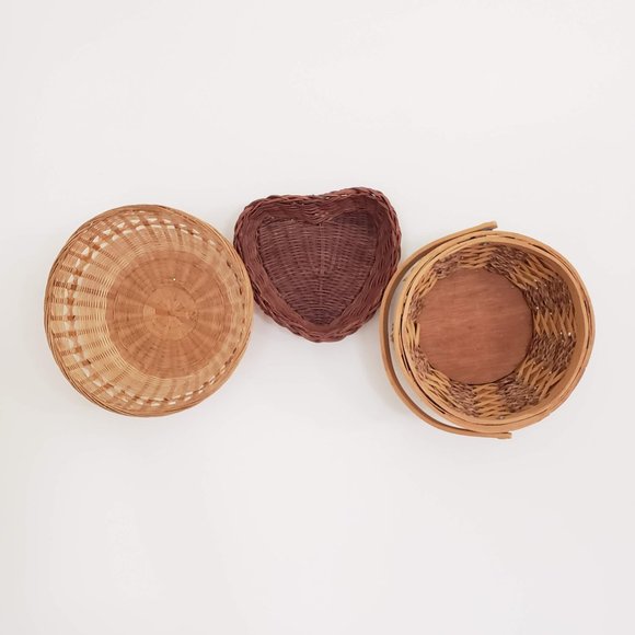 Boho Wall Basket Set | 3 Wall hanging Baskets